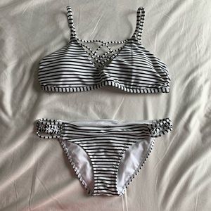 Hollister Striped Bikini Set